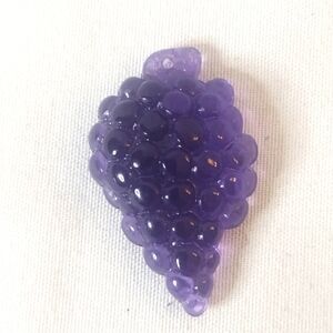 1" Vintage Purple Grape Cluster Pendant